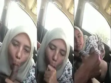 Ukhti Hijab Cantik Pasrah Servis Kasur Mobil poster