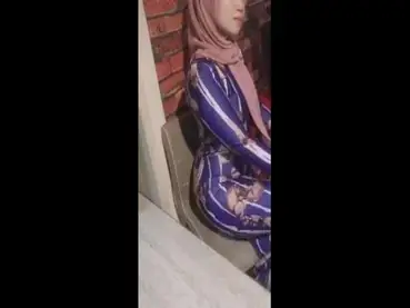 Ukhti Hijab Gamis Ungu Cantik Pasrah Servis poster