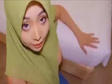 Ukhti Hijab Hijau Tante Cantik Pasrah Kasur poster