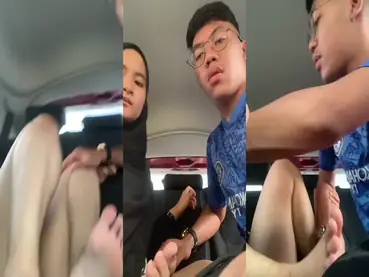 Ukhti Semok Hijab Cantik Pasrah Kasur Mobil poster